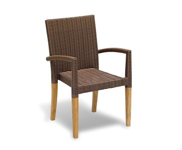 Hilgrove Rectangular Garden Table 2.6m & 8 St. Tropez Stacking Chairs