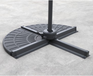 Concrete Cantilever Parasol Base Slabs – Set of 2