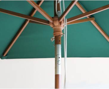 Octagonal 2.5m Patio Parasol - Hardwood Parasol