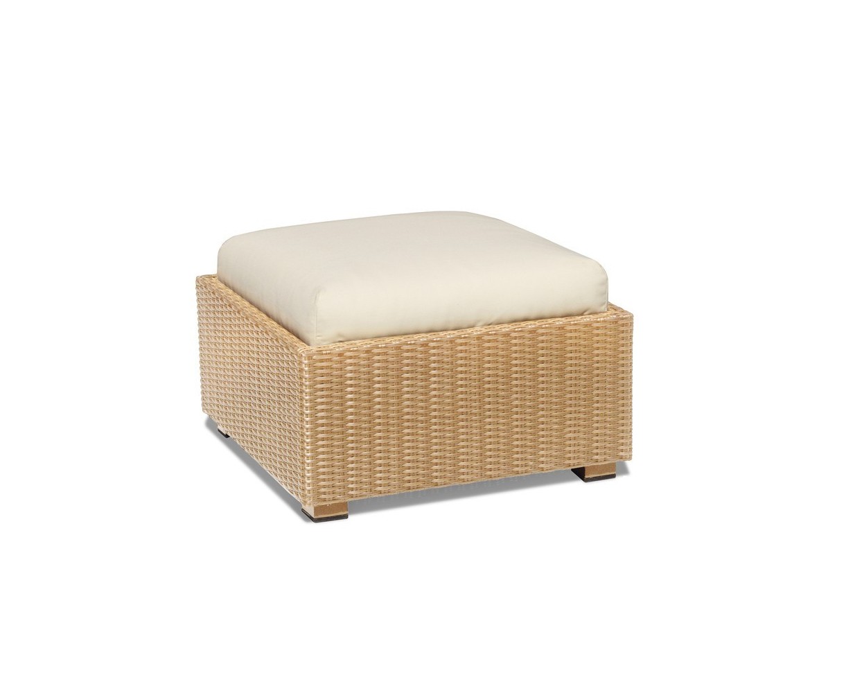 Riviera Rattan Footstool