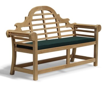 Teak Lutyens-Style Bench and Table Set - 1.65m