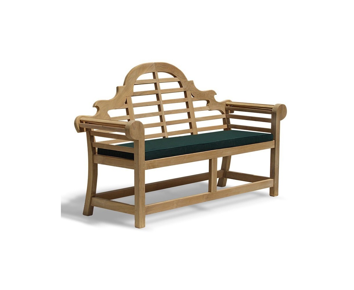 Teak Lutyens-Style Bench and Table Set - 1.65m