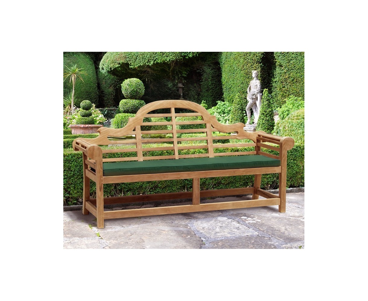 Teak Lutyens-Style Table with Bench and Chairs - 1.95m