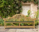 Teak Lutyens-Style Bench, Table and Chairs Set – 2.25m