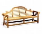 Teak Lutyens-Style Bench, Table and Chairs Set – 2.25m