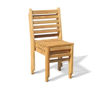 Yale Teak Stacking Patio Chair