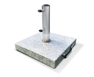 granite parasol base with wheels