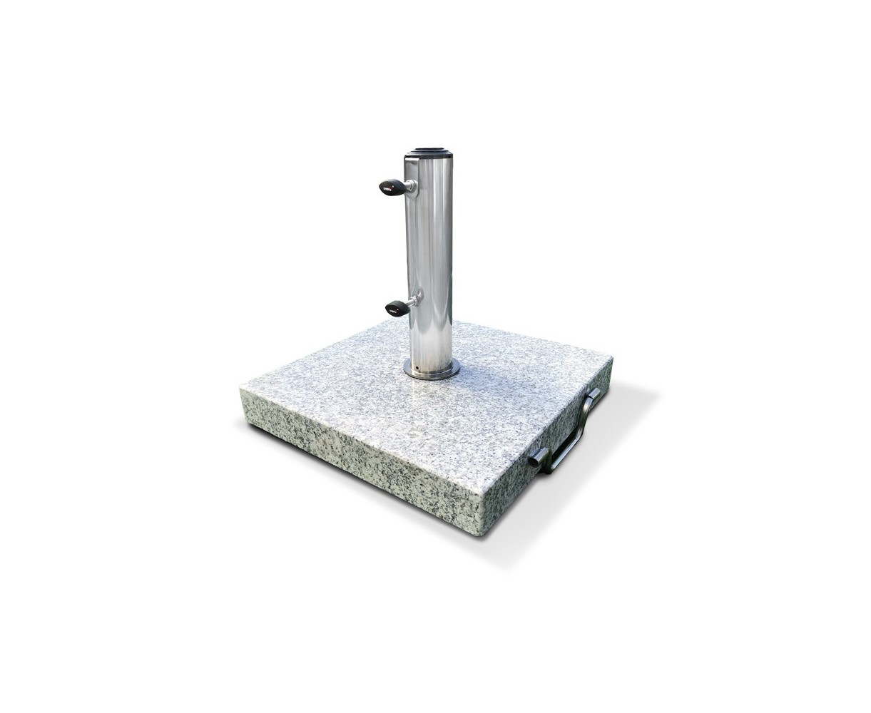 granite parasol base with wheels