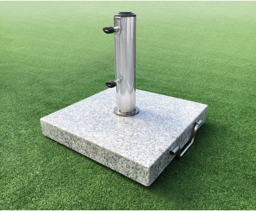 granite parasol base with wheels