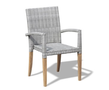 St Tropez Rattan Garden Stacking Chair