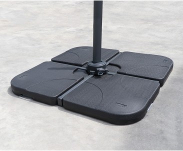 HDPE Concrete Filled Cantilever Parasol Base – 100kg