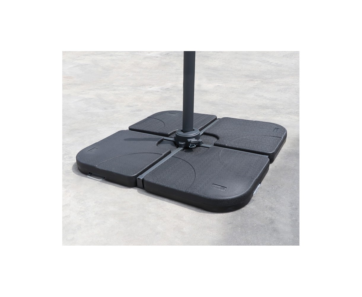 free standing parasol with base