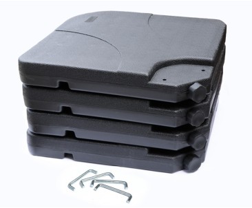 Fillable Cantilever Parasol Base – Set of 4 - 60-80kg