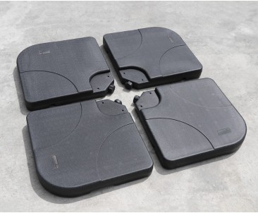 Fillable Cantilever Parasol Base – Set of 4 - 60-80kg