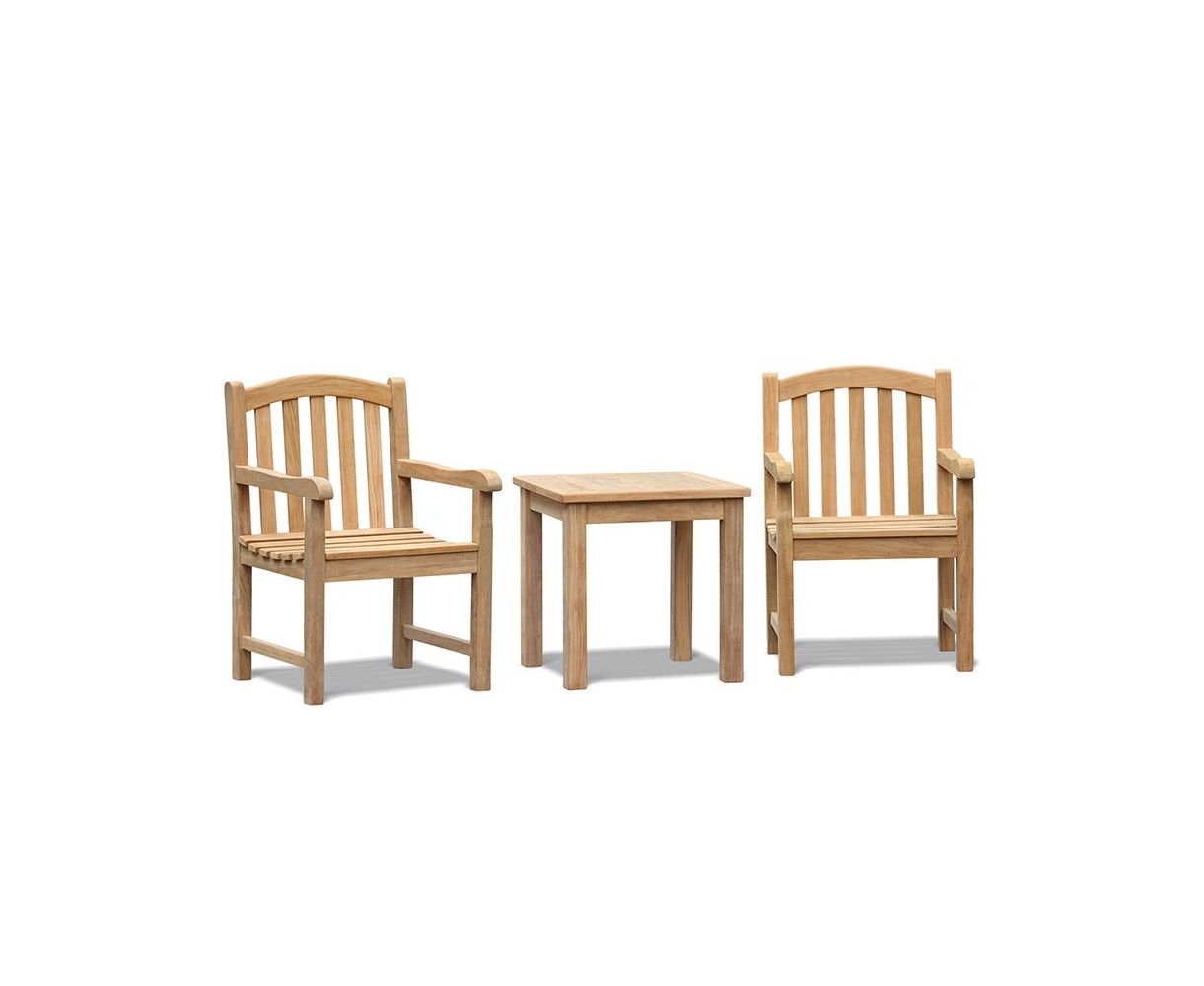 Clivedon Teak 2 Seater Garden Set