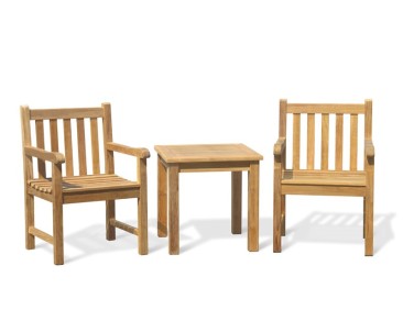 Princeton Teak 2 Seater Outdoor Set