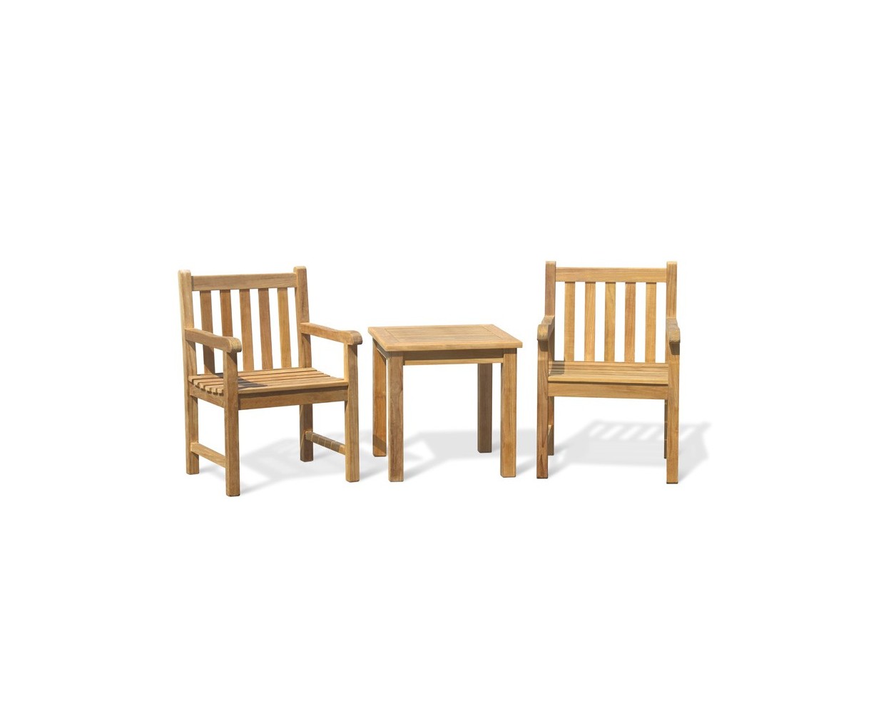 Princeton Teak 2 Seater Outdoor Set