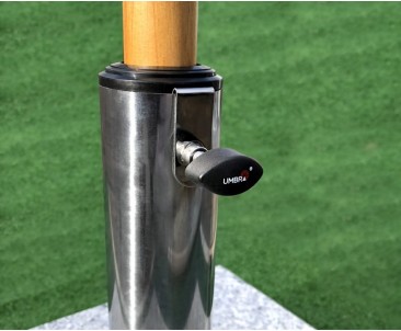 70kg Granite Parasol Base with Wheels, Square