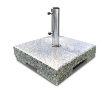 70kg Granite Parasol Base with Wheels, Square