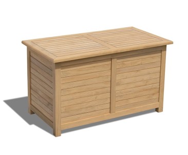Teak Garden Storage Box, Large Outdoor