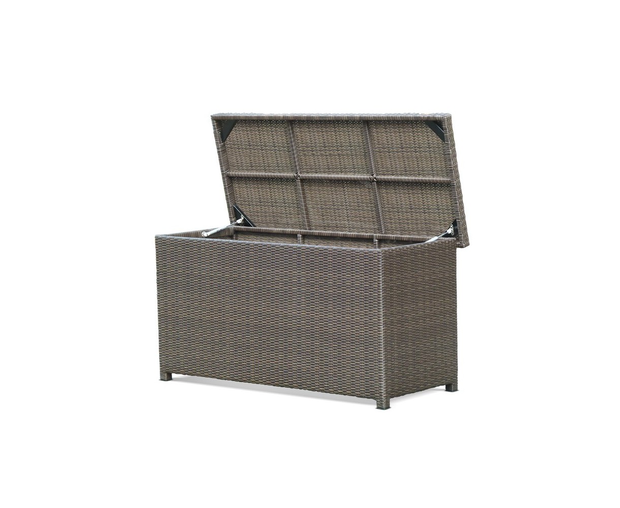 Rattan Garden Storage Box with Lid