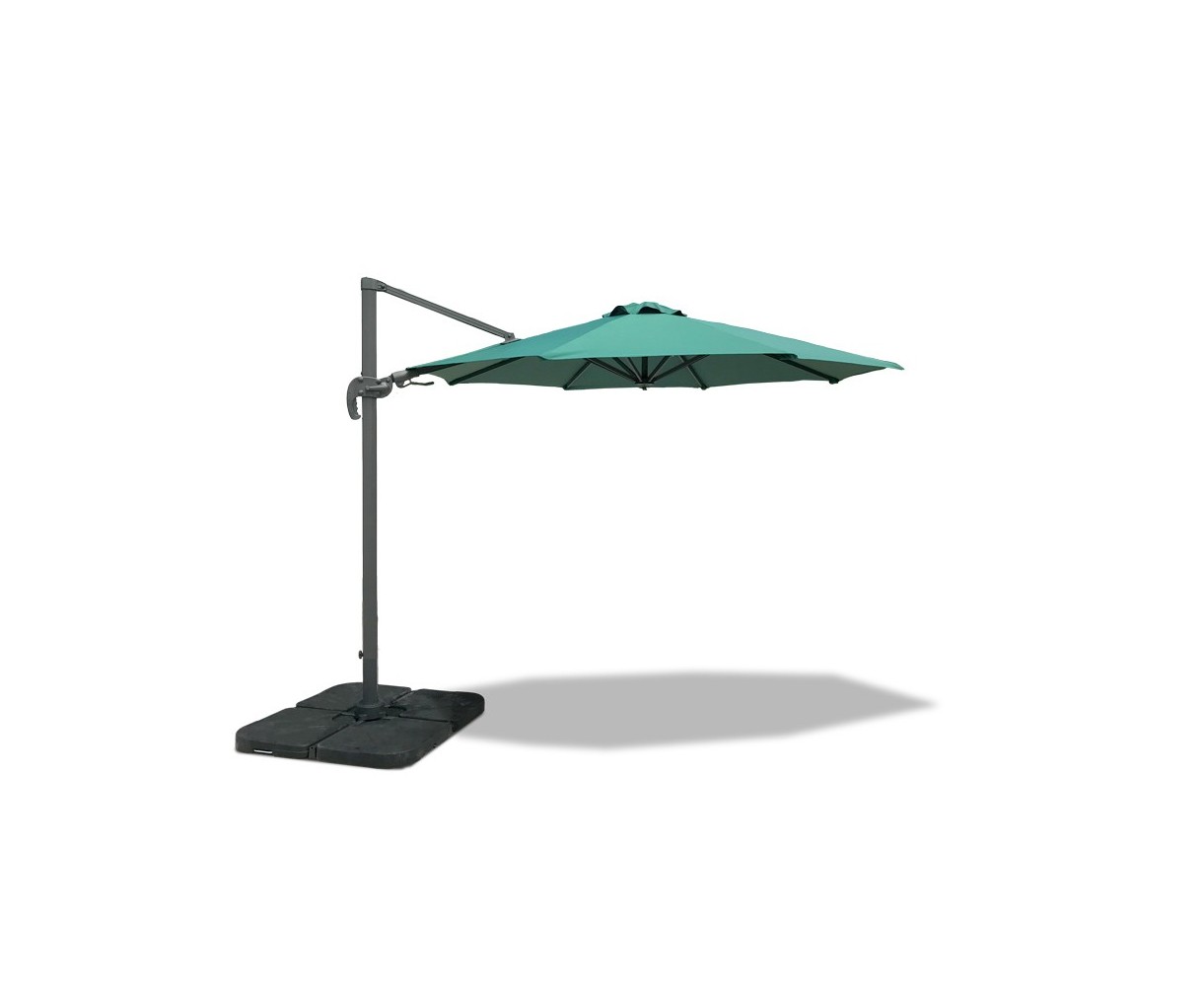 Large Umbra Cantilever Parasol 3m with canopy rotating function