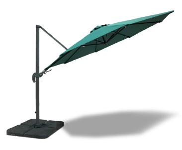 Large Umbra  Cantilever Parasol 3m with canopy rotating function