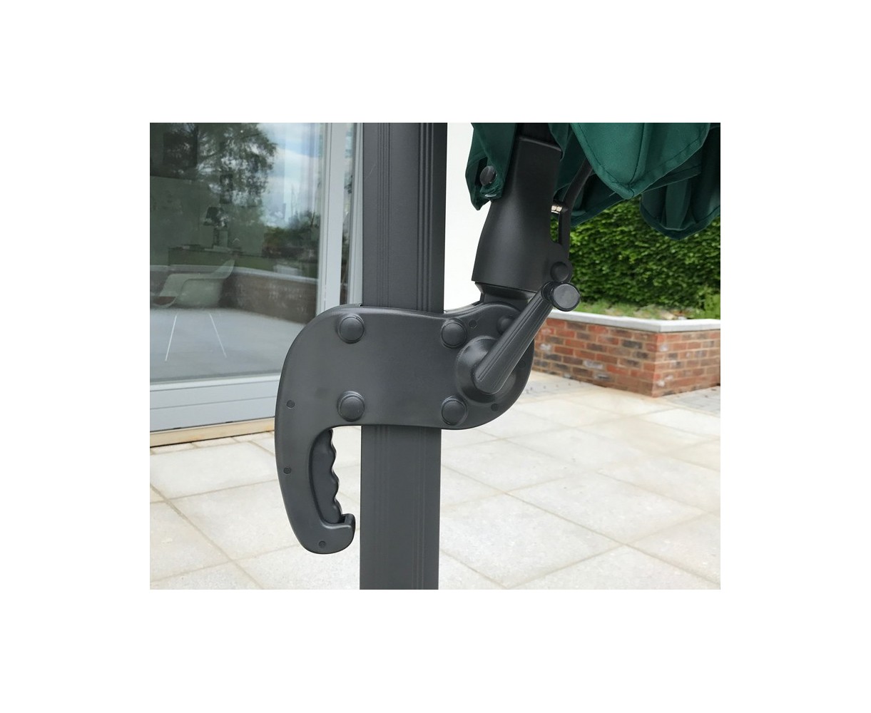 3m Cantilever Parasol with cover, 2-way tilting – Umbra®