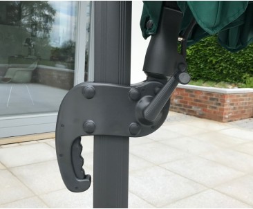 Large Umbra  Cantilever Parasol 3m with canopy rotating function