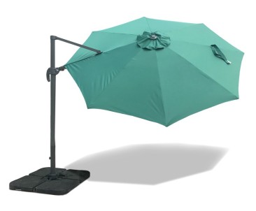 Large Umbra  Cantilever Parasol 3m with canopy rotating function