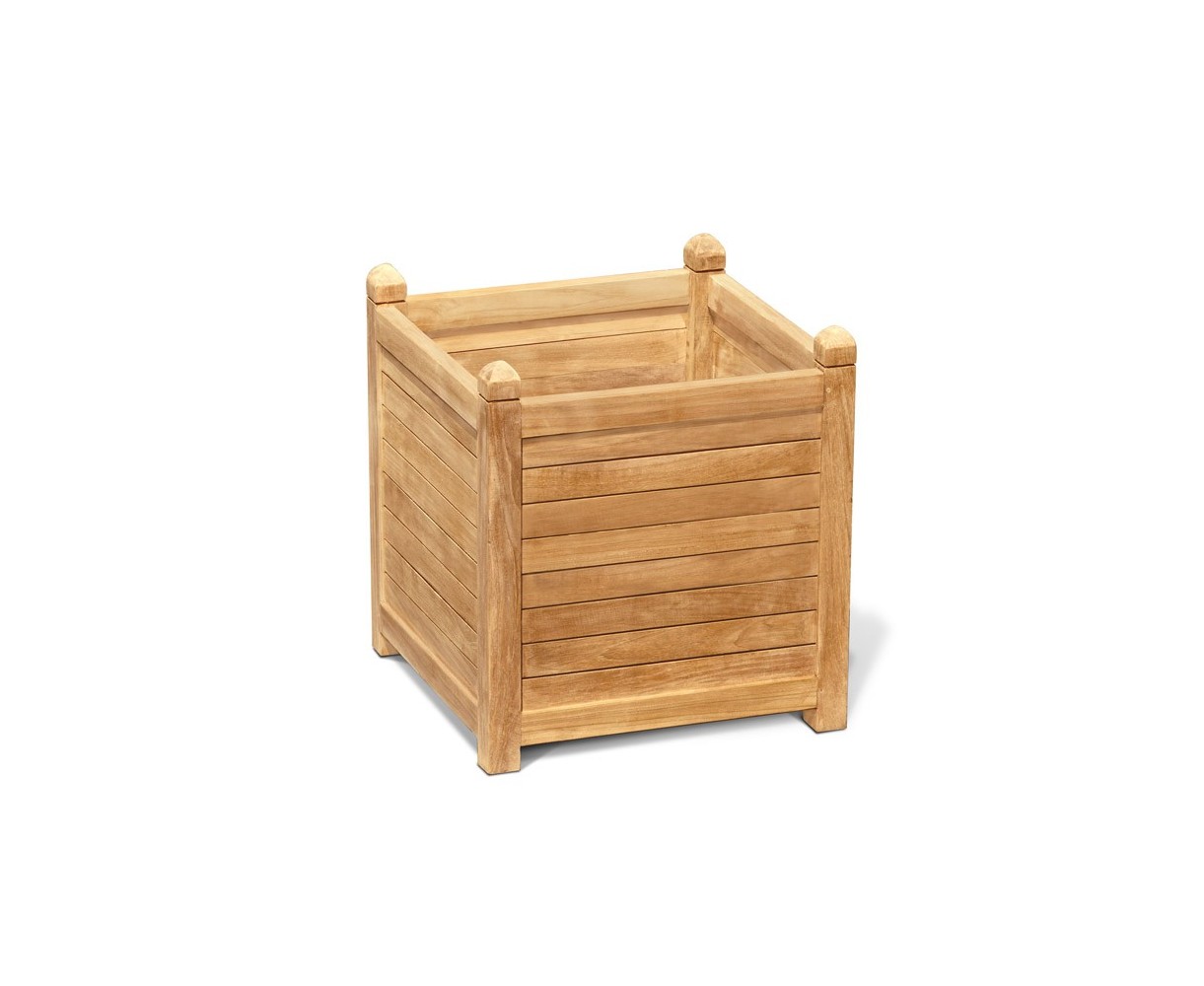 Zen Extra Large Garden Planter, Teak Wood