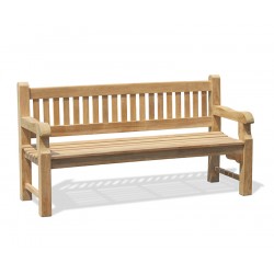Braemar 4 Seater Teak Garden Bench – 1.8m