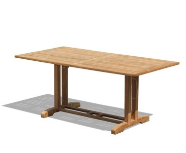 Belgrave 6 Seater Pedestal Table 1.8m & Bistro Folding Armchairs and Side Chairs