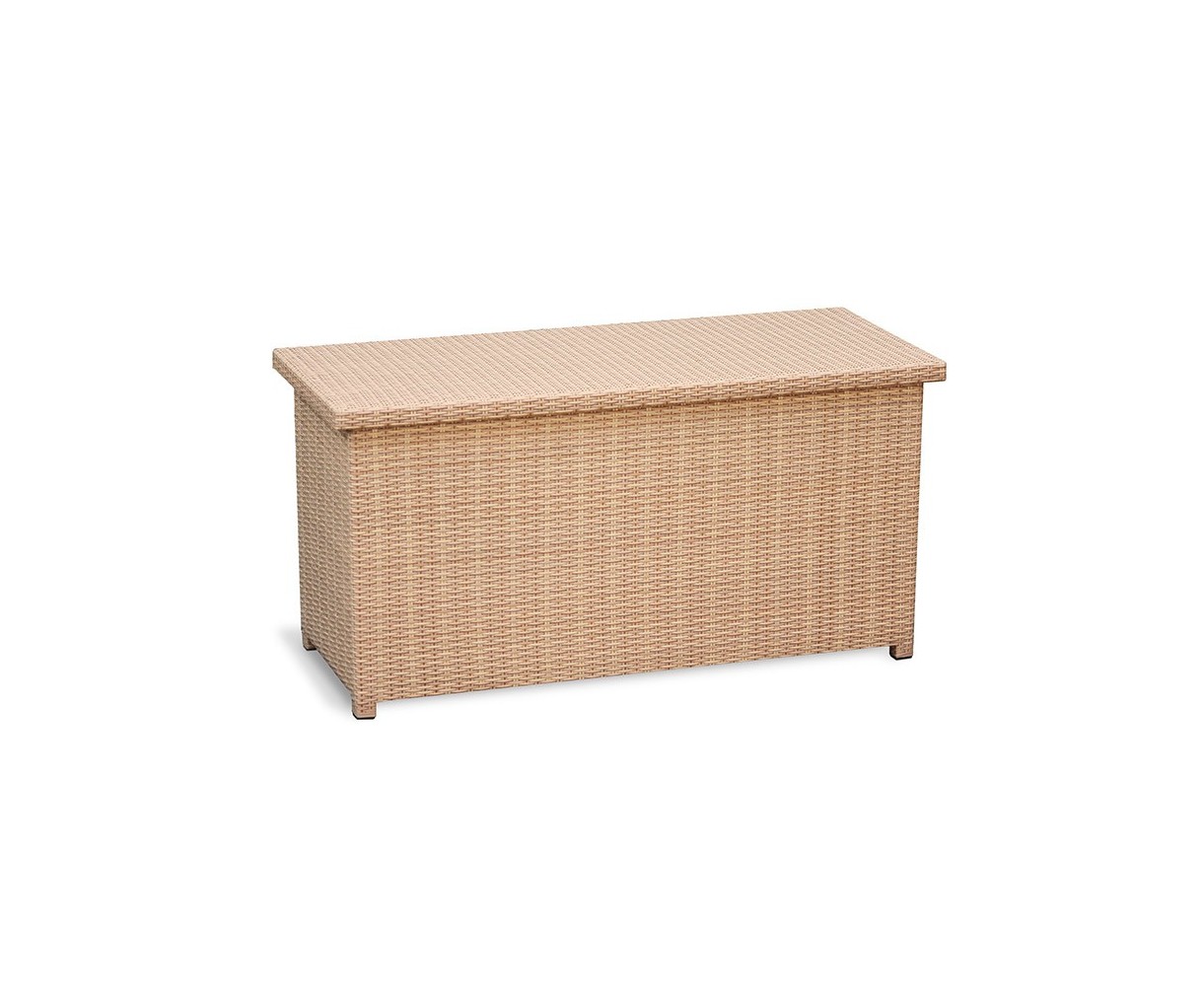 Rattan Garden Storage Box with Lid