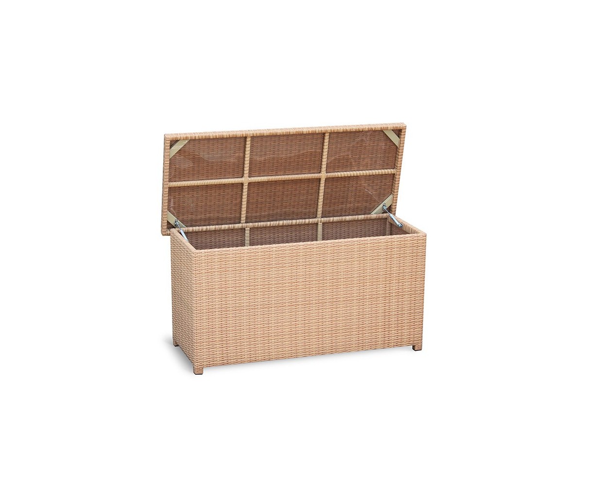 Rattan Garden Storage Box with Lid