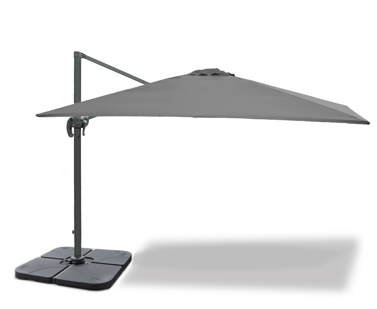galaxy 4m x 3m rectangular cantilever parasol