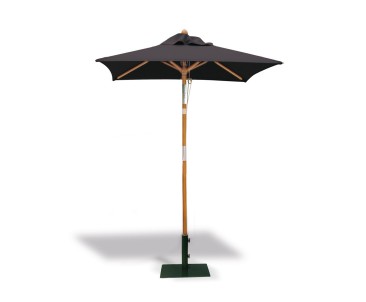 Square Tilting Garden Parasol 1.5m - FSC Eucalyptus Hardwood Parasol