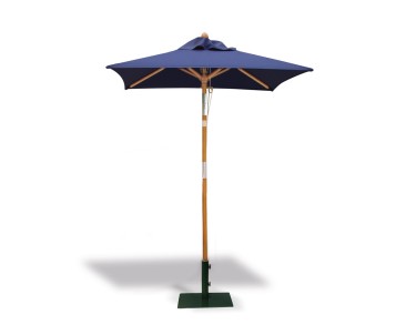 Square Tilting Garden Parasol 1.5m - FSC Eucalyptus Hardwood Parasol