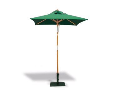 Square Tilting Garden Parasol 1.5m - FSC Eucalyptus Hardwood Parasol