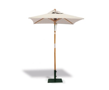 Square Tilting Garden Parasol 1.5m - FSC Eucalyptus Hardwood Parasol