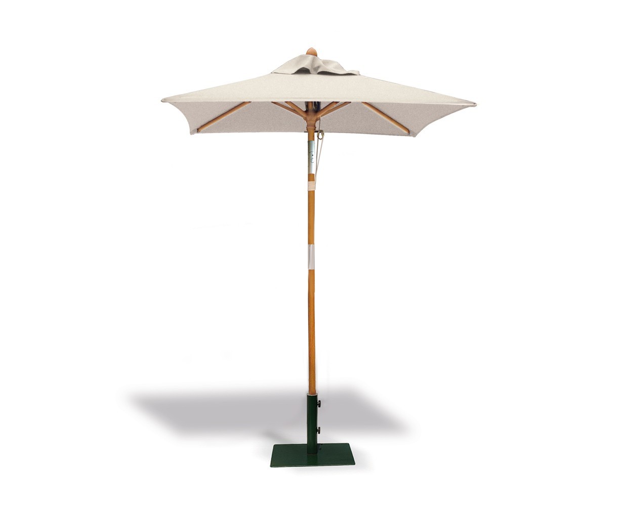 Square Tilting Garden Parasol 1.5m - FSC Eucalyptus Hardwood Parasol