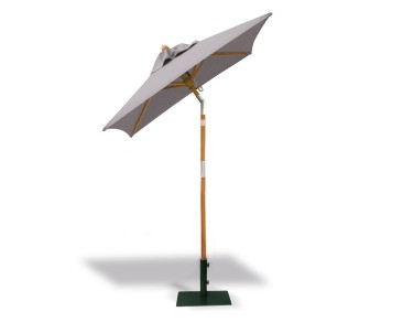 Square Tilting Garden Parasol 1.5m - FSC Eucalyptus Hardwood Parasol