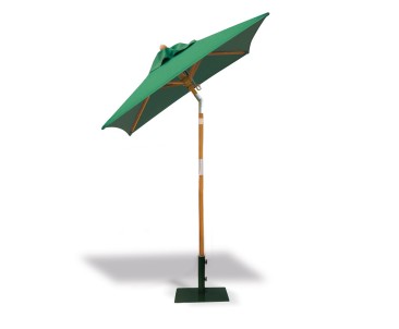 Square Tilting Garden Parasol 1.5m - FSC Eucalyptus Hardwood Parasol