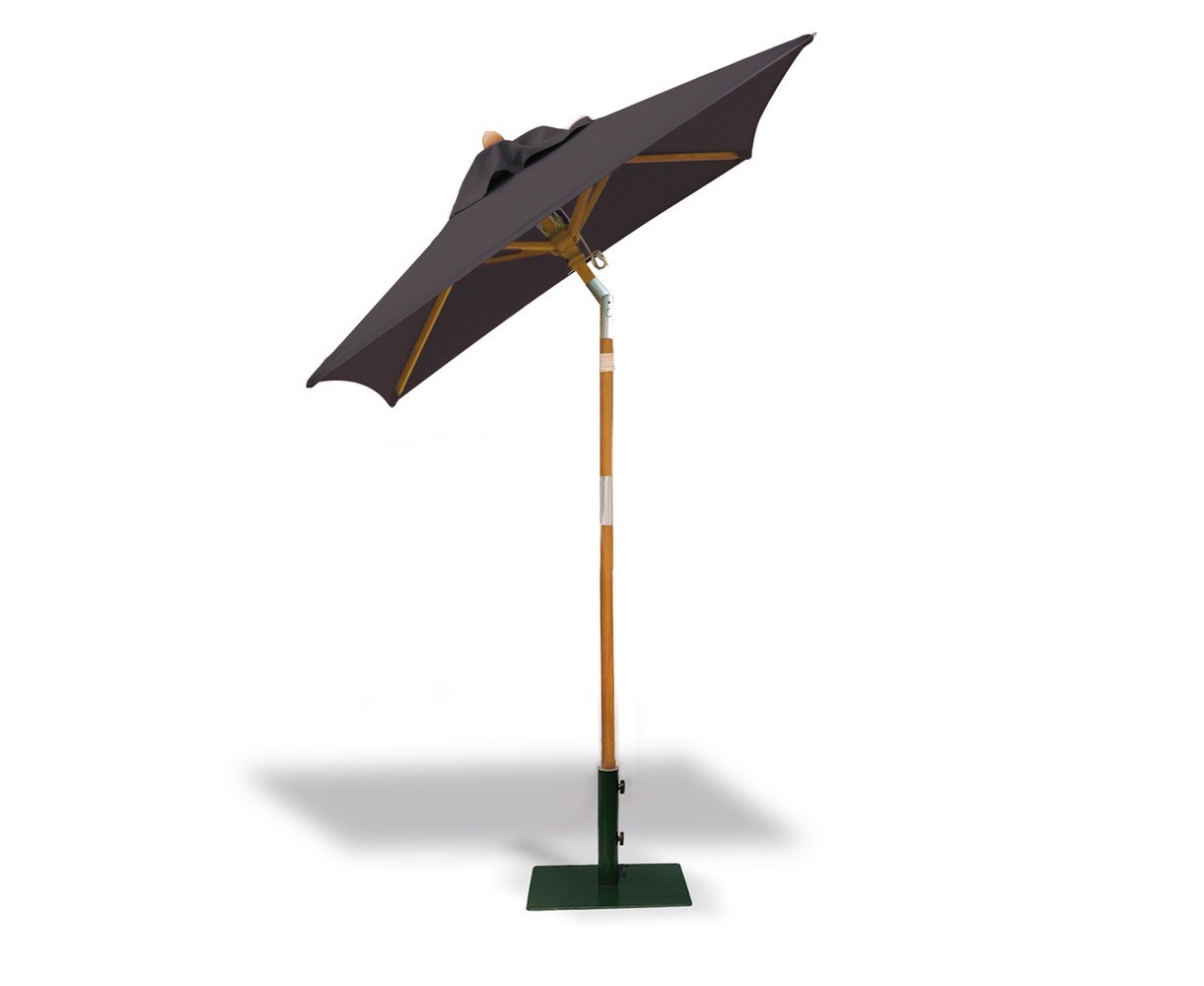 Square Tilting Garden Parasol 1.5m - FSC Eucalyptus Hardwood Parasol