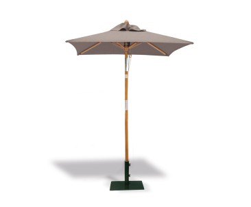 Square Tilting Garden Parasol 1.5m - FSC Eucalyptus Hardwood Parasol