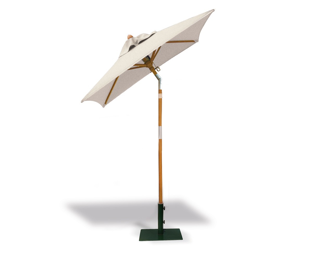 Square Tilting Garden Parasol 1.5m - FSC Eucalyptus Hardwood Parasol
