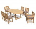 Clivedon 6 Seater Extending Dining Set