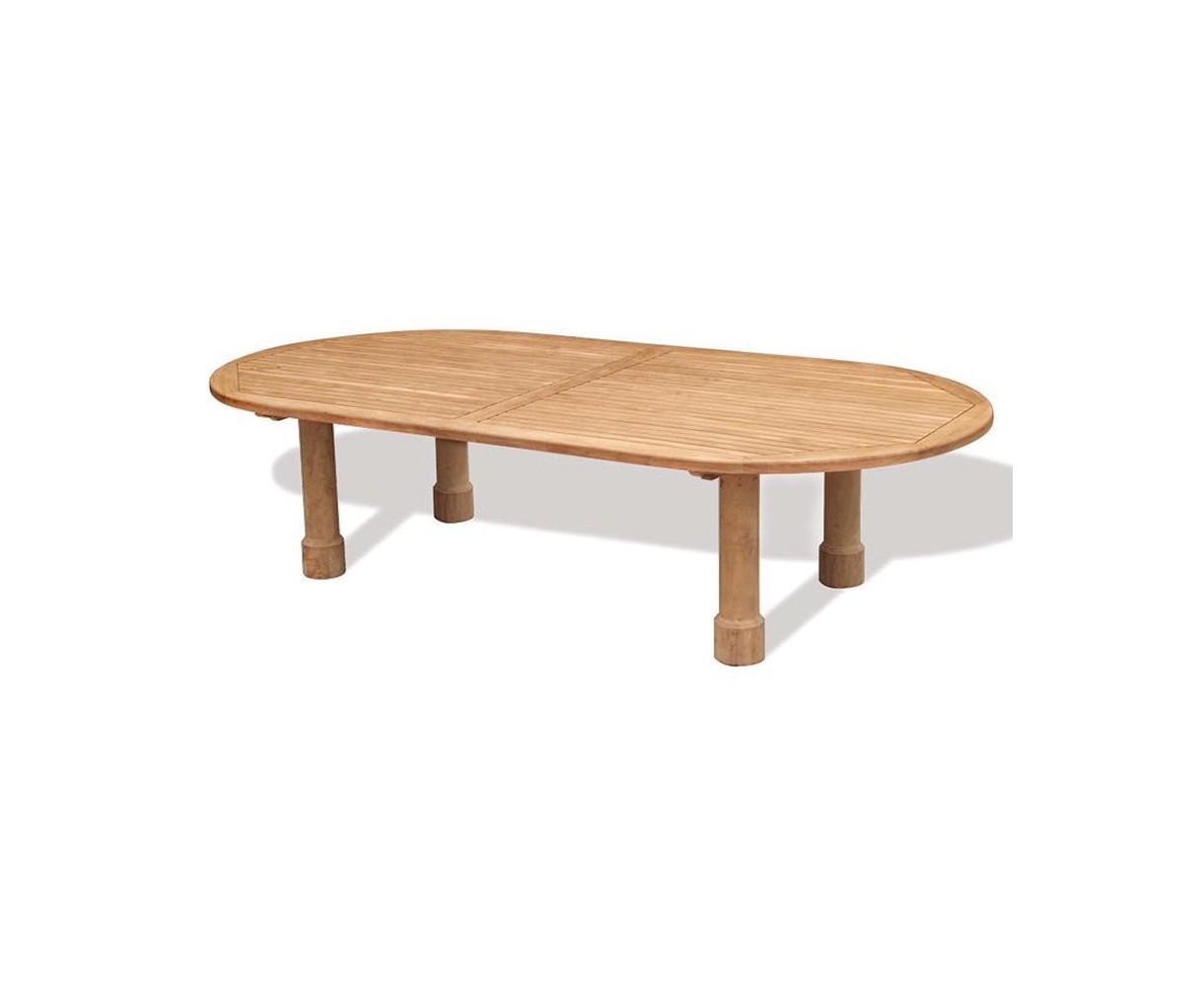 Titan Oval Teak Patio Table - 3m x 1.4m