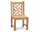Princeton Teak Garden Lattice Back Chair