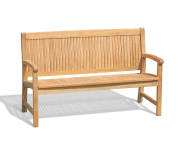 Bali 3 Seater Teak Outdoor Bench – 1.5m